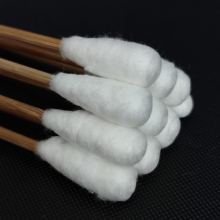 一次性使用无菌棉签棉棒 单头竹棒 养殖场兽用医用采样棉签